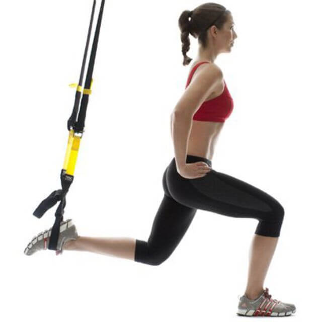 TRX single leg lunge